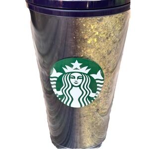 NEW Starbucks Christmas Holiday 2020 GOLD‎ Glitter Ombre Grande 16oz Cold Cup
